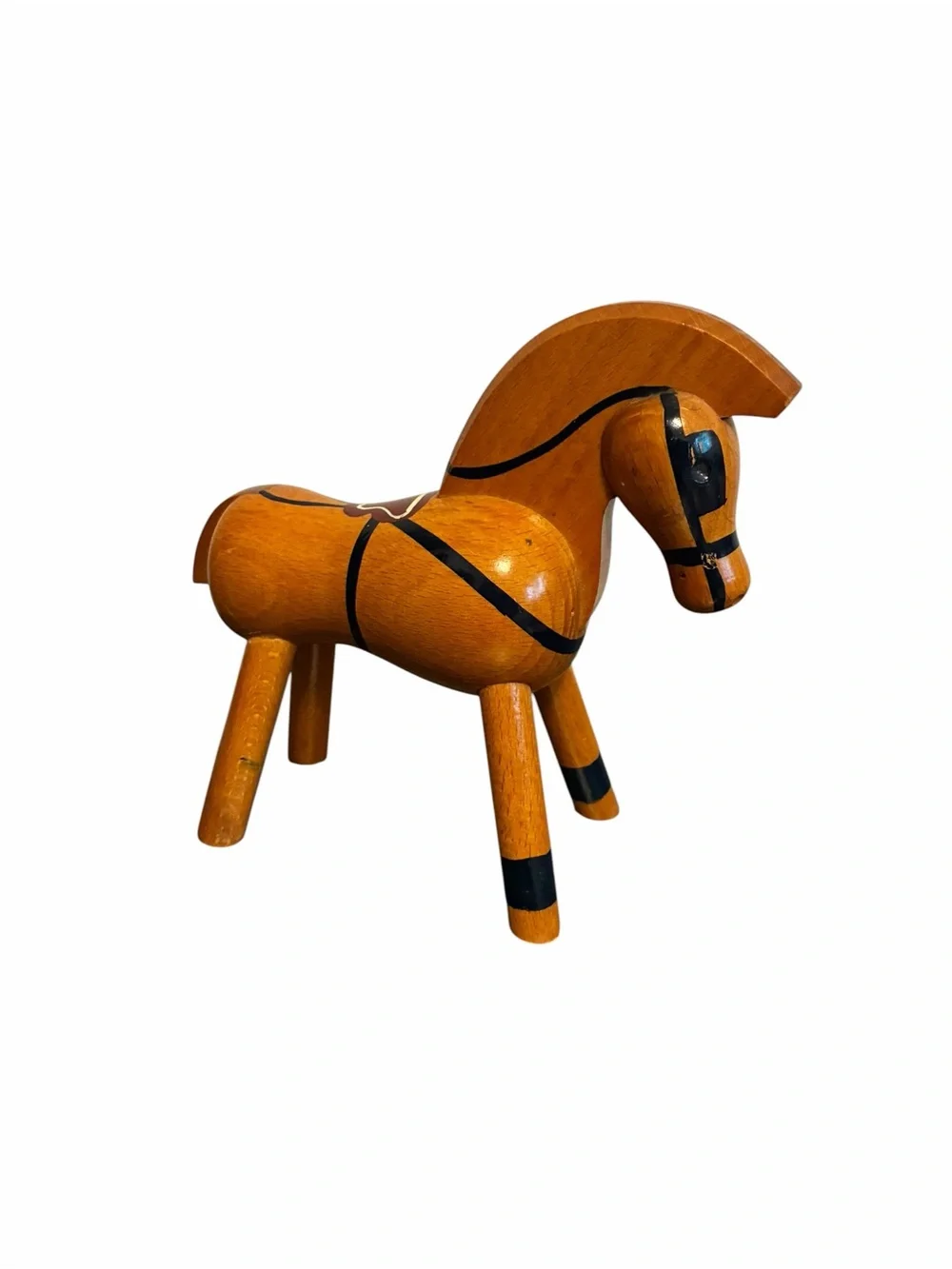 Vintage Kay Bojeson of Denmark MCM Wooden Horse Rare